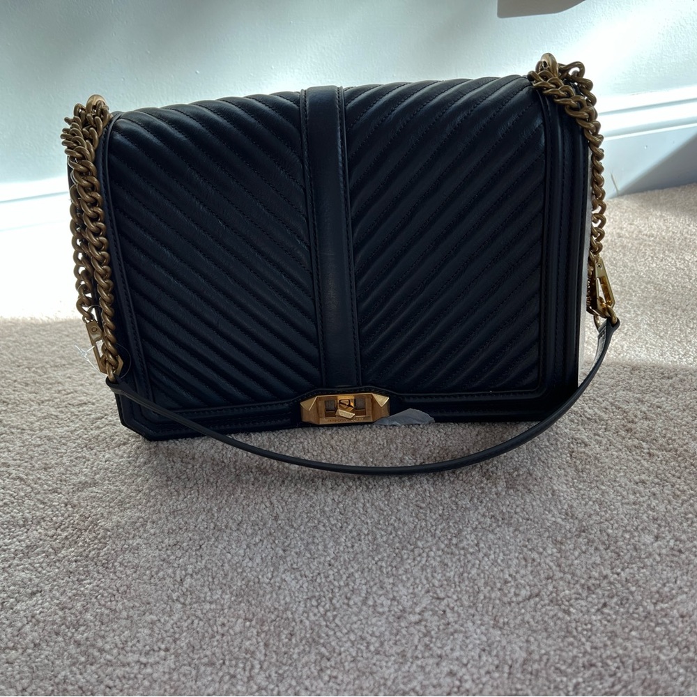 Rebecca Minkoff jumbo chevron quilted Love